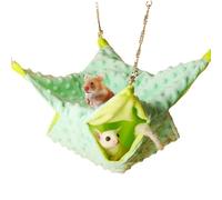 Chinchilla Hammock for Small Pets | Cozy Double Layer Swing for Guinée Pigs, Hamsters, and Ferrets | Soft and Comfortable Cage Accessory for Squirrels | Ideal for Resting and Playing in the Cage
