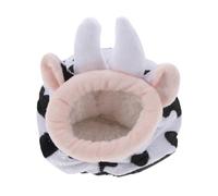 Chinchilla Lit Couchage | Maison Chaude De Vache | Lit De Couchage Ours Dorés,Pour Petits Animaux Accessoires De Cage Pour Petits Animaux, Hamster, Furet, Chinchilla et Hérisson