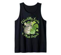 Chinchilla Lover & Plant T-Shirt Mignon drôle Maman Papa Cadeau Débardeur