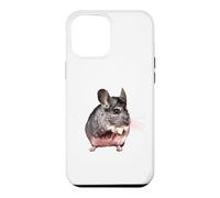 Chinchilla Standard Gray Andes Cage pour rongeurs Exotiques Coque pour iPhone 12 Pro Max