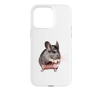 Chinchilla Standard Gray Andes Cage pour rongeurs Exotiques Coque pour iPhone 15 Pro Max