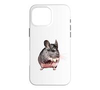 Chinchilla Standard Gray Andes Cage pour rongeurs Exotiques Coque pour iPhone 16 Pro Max