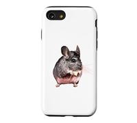 Chinchilla Standard Gray Andes Cage pour rongeurs Exotiques Coque pour iPhone SE (2020) / 7/8