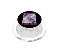 Chincilla Funny Meme Internet Culture Gen Z Sarcastique PopSockets PopGrip pour MagSafe