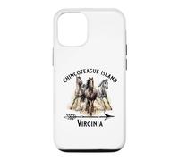 Chincoteague Island Virginia Souvenir de poneys Sauvages Coque pour iPhone 12/12 Pro