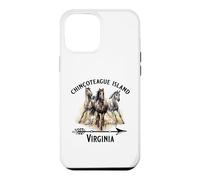 Chincoteague Island Virginia Souvenir de poneys Sauvages Coque pour iPhone 12 Pro Max
