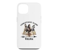 Chincoteague Island Virginia Souvenir de poneys Sauvages Coque pour iPhone 13