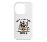 Chincoteague Island Virginia Souvenir de poneys Sauvages Coque pour iPhone 14 Pro