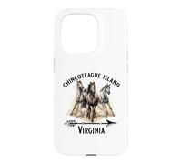 Chincoteague Island Virginia Souvenir de poneys Sauvages Coque pour iPhone 15 Pro