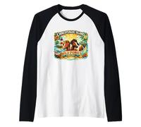 Chincoteague Island Wild Poneys Virginia USA Souvenir Manche Raglan