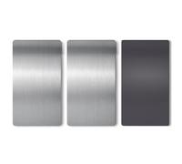 CHINDRAG Lot de 2 plaques de construction en résine pour imprimante 3D - En acier flexible et 1 plateforme de base magnétique - Compatible avec Anycubic Photon Mono M5 / M5S / M5S Pro - 230 x 135 mm