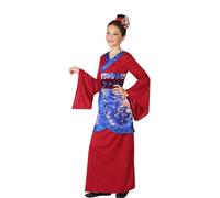 Chine Costume Pour Les Filles Rouge Et Bleu (Taille 7-9a) Multicolore