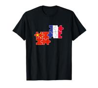 Chine France Drapeau Chinois T-Shirt