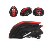 (CHINE-Noir rouge)Casque de vélo AUBTEC ultraléger VTT Route VTT Casque de vélo Casco Bicicleta