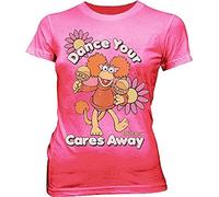 Chine Rock Rot Dance Votre Soin Away Hot Rosa Damen T-Shirt Tee - - Small