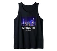 Chine Shanghai Skyline Souvenirs Chinois Cadeaux Shanghai Débardeur