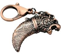Chinese Antique Bronze Fish Intestines Sword U Disk Panda Shaped Metal USB Flash Drive (Copper Tiger 32GB)