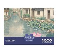Chinese Architecture 1000 Pièces Puzzles Images Vibrantes Puzzle pour Adultes Et Enfants Jeu Créatif 70x50cm/1000pcs