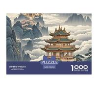 Chinese Architecture 1000 Pièces Puzzles Images Vibrantes Puzzle pour Adultes Et Enfants Jeu De Défi Difficile 70x50cm/1000pcs