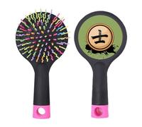 Chinese Chess Brosse à cheveux démêlante avec base coussin Noir