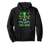 Chinese Crested Dog One Lucky Dog Mom Dogs St Patrick's Day Sweat à Capuche
