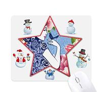 Chinese Culture Bird Flower Woman Christmas Snowman Family Star Mouse Pad