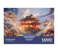Chinese Embroidery Craft 1000 Pcs Carton Premium Lot de Puzzles Mystical Oriental Art Anti-Stress Jeu Créatif Puzzles As Birthday Gifts 70x50cm/1000pcs