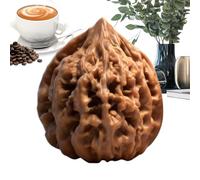 Chinese Hand Exercise Walnuts - Traditional Hand Fidget Walnut Palm Exercise Balls | Cliff Cypress Ĥand-Carved Wood Carving | For Adults Office Workers Students Teens Seniors Elderly Retirees Ho
