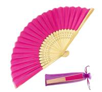 Chinese Hand Fan Foldable Wooden Fan for Wedding Party and Travel