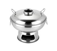 Chinese Hot Pot Charcoal Portable Cooker with Lid | Dry Ice Pot