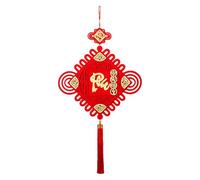 Chinese Knot | Cute Chinese Knot Tassel | Vietnamien New Year Knot Tassel | Good Luck Red Vietnamese Words Pendant | Festive Decorative Knotting Cord For Home, Bedroom, Living Room Decor