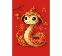 Chinese Lunar New Year Notebook: Celebrate the Year of the Snake