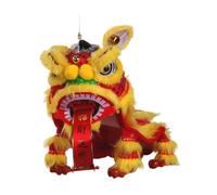 AWHAO Chinese Marionette Lion Toy Crafts Souvenir Hand String Lion Dance Puppet Festival