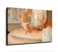 Chinese Medicine Cupping Spa Poster Wall Art Minimalist Aesthetic Health Relaxation Decor