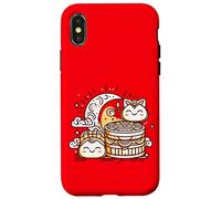 Chinese Mid Autumn Moon Rabbit MoonCake Festival Zhongqiu Coque pour iPhone X/XS