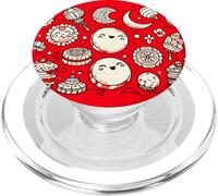 Chinese Mid Autumn Moon Rabbit MoonCake Festival Zhongqiu PopSockets PopGrip pour MagSafe