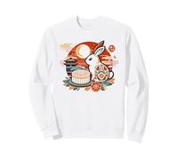 Chinese Mid Autumn Moon Rabbit MoonCake Festival Zhongqiu Sweatshirt