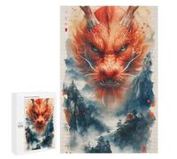 Chinese Mythical Dragon Art Print Puzzle 1000 Pièces Educa Jouet en Bois Cadeau Unique Décoration Intérieure Jeu Éducatif Challenge Toy Adultes Et Enfants À Partir De 14 Ans 1000 PCS
