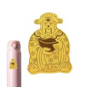 Chinese New Year Decal - Gold Foil, PVC Decorative Sticker, Year Of The Snake Ornament, Prosperity Protection Laptop Phone Sticker, Reusable Cultural Festival Accessory | For Desktop Lapt