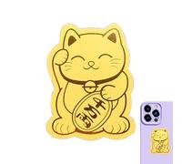 Chinese New Year Decal - Gold Foil, PVC Decorative Sticker, Year of The Snake Ornament, Prosperity Protection Laptop Phone Sticker, Reusable Cultural Festival Accessory | for Desktop Lapt