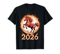 Chinese New Year Fire Horse Lunar Zodiac 2026 T-Shirt