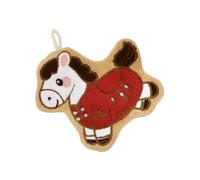 Chinese New Year Kitchen Towel - 9.84 Inch Coral Fleece Dishcloth | Soft Absorbent Hangable Towel - Festive Year of the Horse design for spring festival holiday kitchen bathroom farmhouse decor