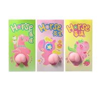 Chinese New Year Red Envelopes - Good Luck Horse Packets, Money Pouch Bags, Novelty Three Dimensional Decor, Lunar Spring Festival Supplies, Seasonal Stationery Gear Three Count Crimson Red 2026