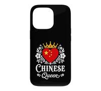 Chinese Queen China Flag Proud Chinese Woman Coque pour iPhone 13 Pro