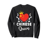 Chinese Queen China Flag Proud Chinese Woman Sweatshirt