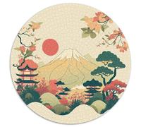 Chinese - Style Landscape 1000 Pièces Puzzles Convient Aux Adultes Aux Enfants Dope Puzzle Circulaire Cadeau Les Anniversaires Jeu Éducatif Défi Jouets Puzzle Bricolage Pour Décoration D’intérieur 100