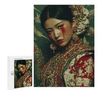 Chinese Traditional Beauty Artwork Puzzle 1000 Pièces Educa Jouet en Bois Cadeau Unique Décoration Intérieure Jeu Éducatif Challenge Toy Adultes Et Enfants À Partir De 14 Ans 500 PCS