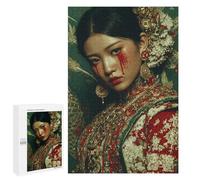 Chinese Traditional Beauty Artwork Puzzle 1000 Pièces Educa Jouet en Bois Cadeau Unique Décoration Intérieure Jeu Éducatif Challenge Toy Adultes Et Enfants À Partir De 14 Ans 1000 PCS