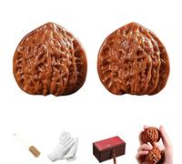 Chinese Walnuts Fidget,2 Pcs Walnut Hand Massage Balls,2026 New Wenwan Walnuts,Exercise Walnut for Hand Training (B, 41-42mm)