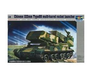 Chinesischer Raketenwerfer 122mm Typ 89 Multi-barrel Rocket Launcher- 1:35e - Trumpeter G